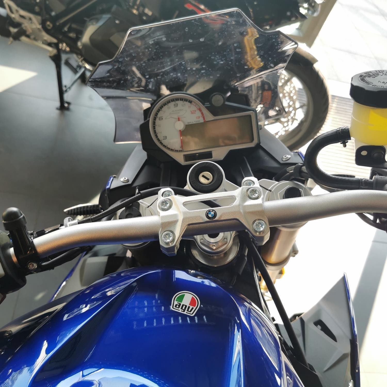 Handlebar riser 30 mm with offset 25 mm for BMW S1000R 17-with ABE