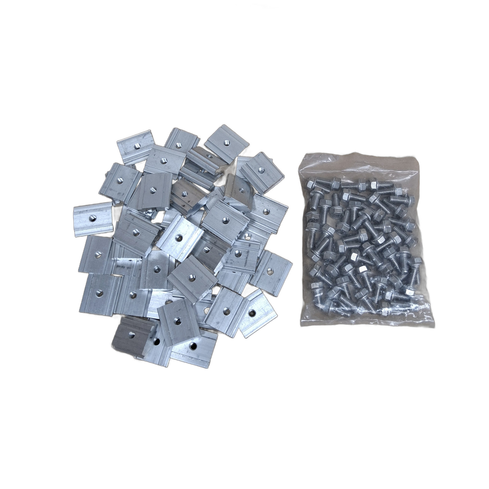 ProSolar RoofTrac Box of 50 Channel Nut 5/16 Bolt Enphase SolarEdge UL2703