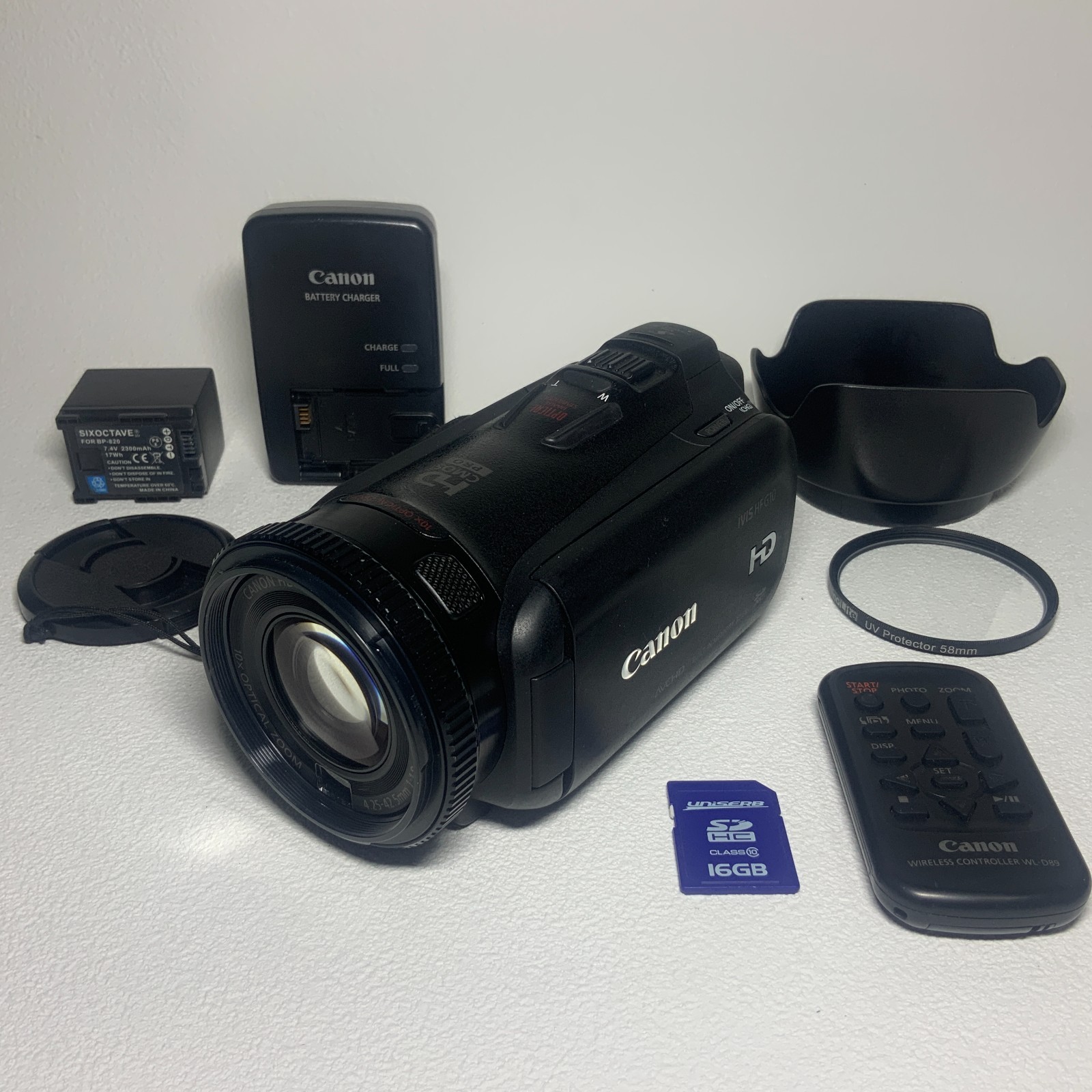 [MINT] Canon iVIS HF G10 VIXIA LEGRIA Full HD Camcorder 10x Zoom 32GB From Japan