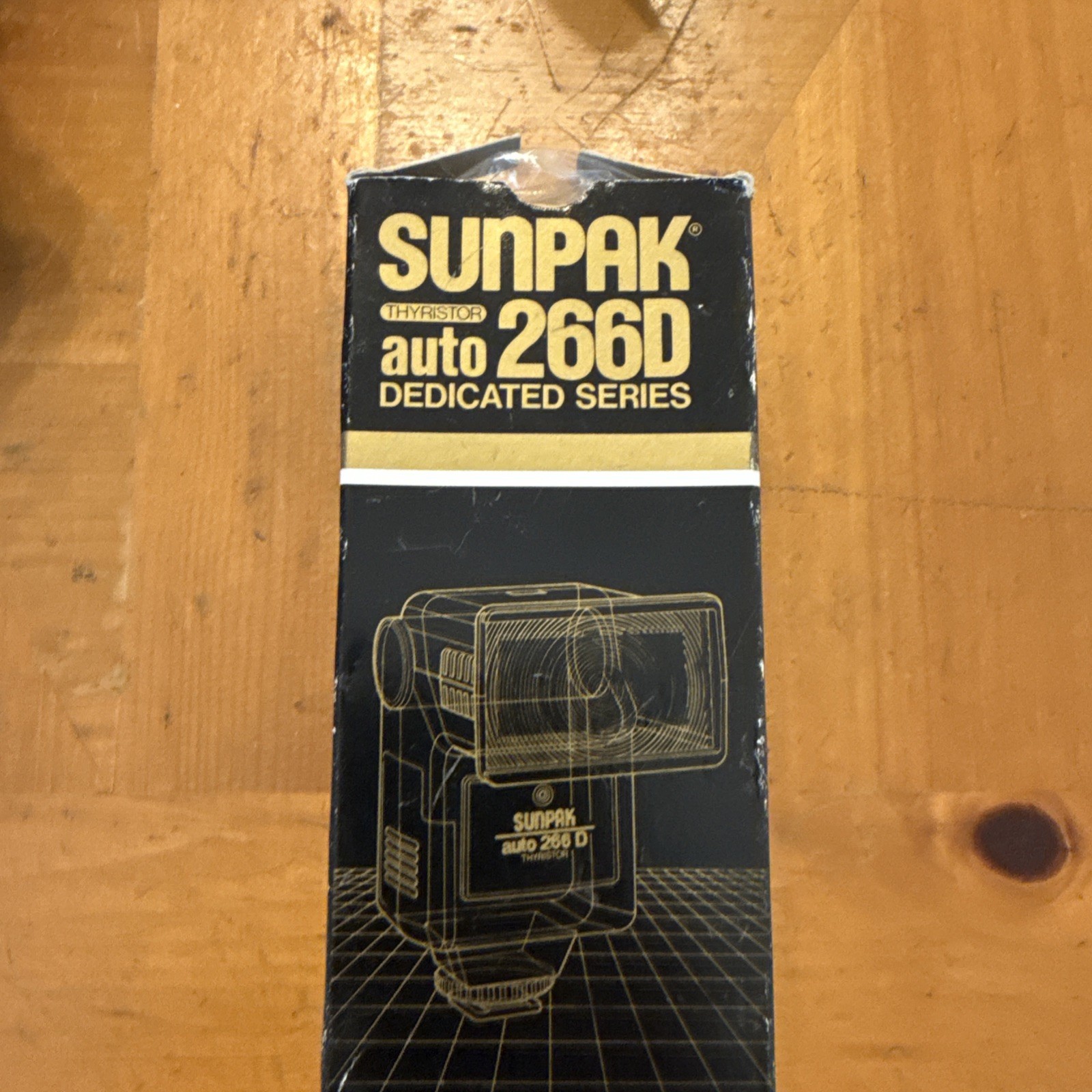 Sunpak Auto 266D Flash for Minolta/Ricoh TTL New Old Stock #Nacy Shoe Mount