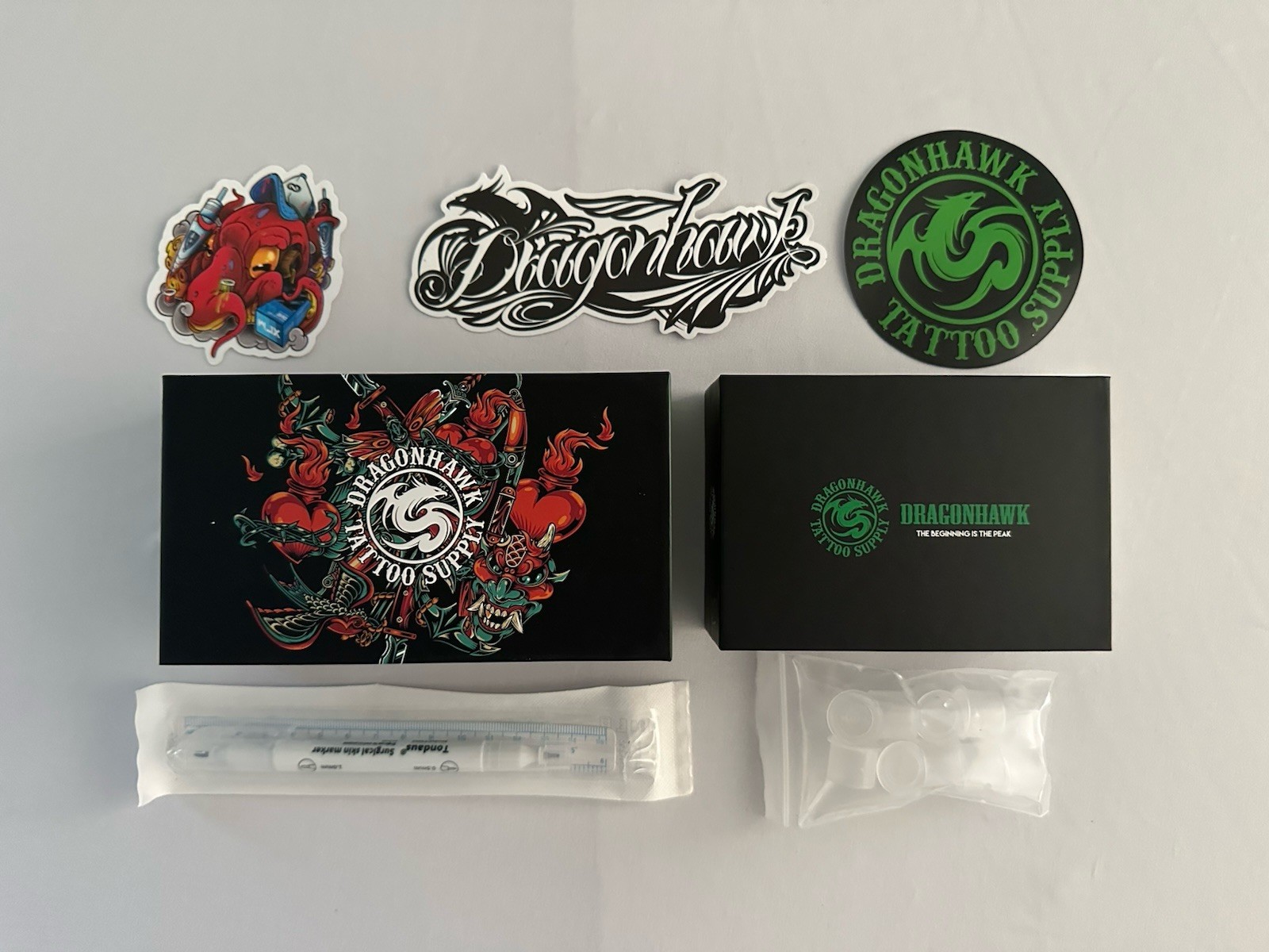 Dragonhawk Tattoo Pen Kit + Power Supply P185/WQ385-2 Machine Parts