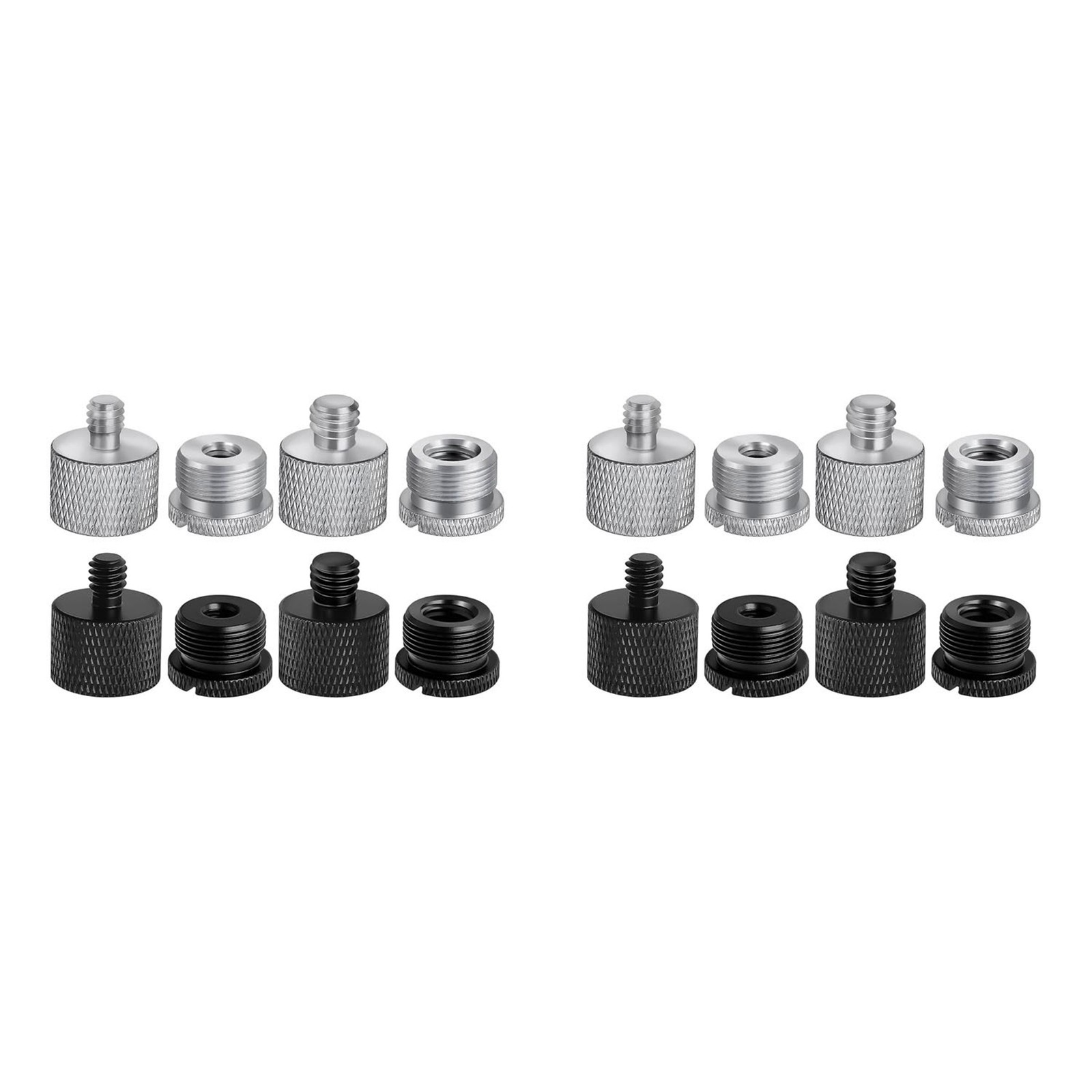 16 Pack Mic Stand Adapter, 5/8 Female to 3/8 Male, 3/8 Female to 5/8 Male,9252