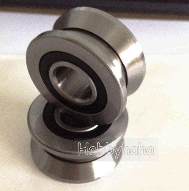 5Pcs LV20/8 2RS sealed ball tack roller 8*30*14mm Groove Ball V vgroove Bearing