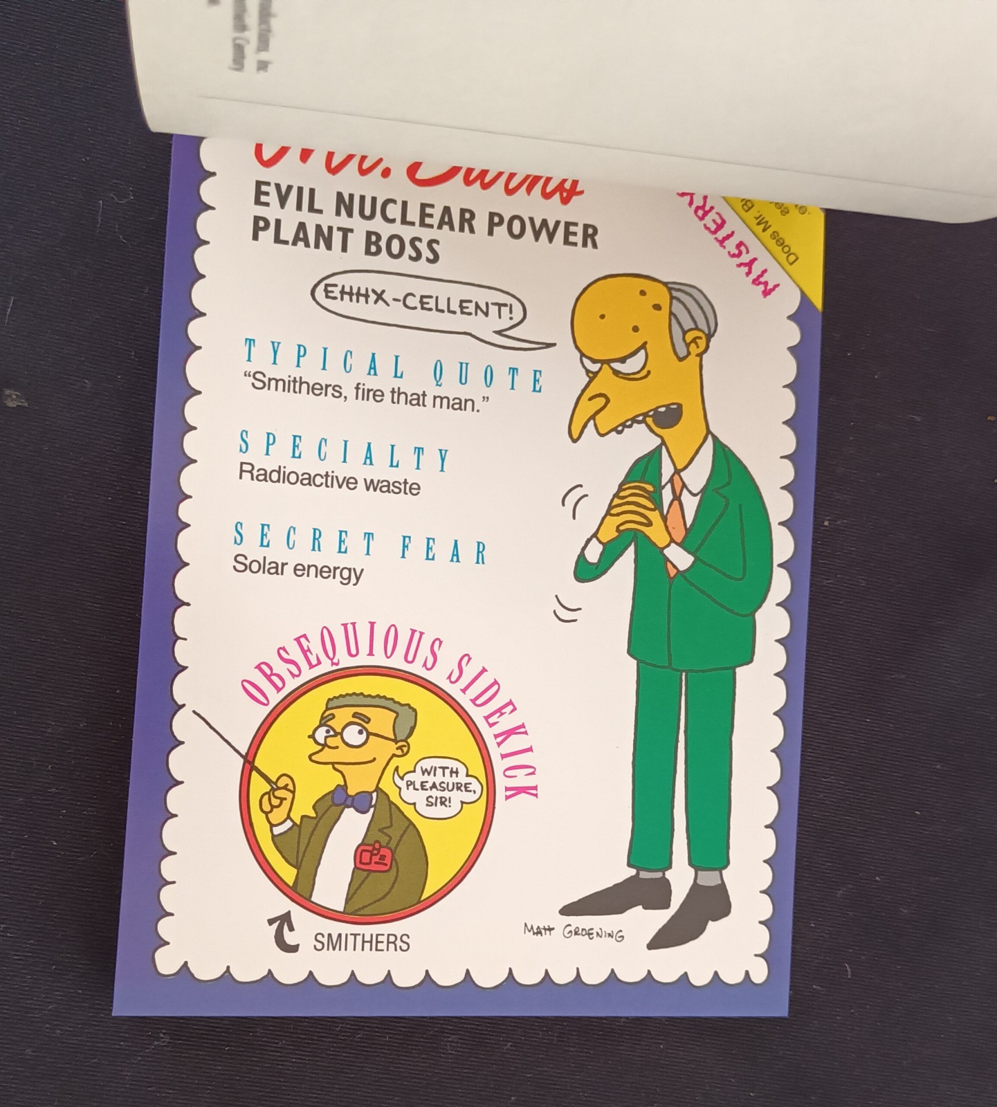 Greetings From The Simpsons 32 Postcards. 1st Print Edition 1990