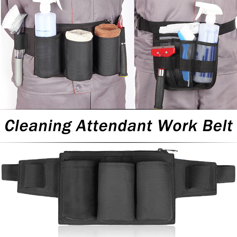 Cleaning Use Waist Tool Bag Oxford Cloth Waterproof Hotel Cleaners Storage Pouch