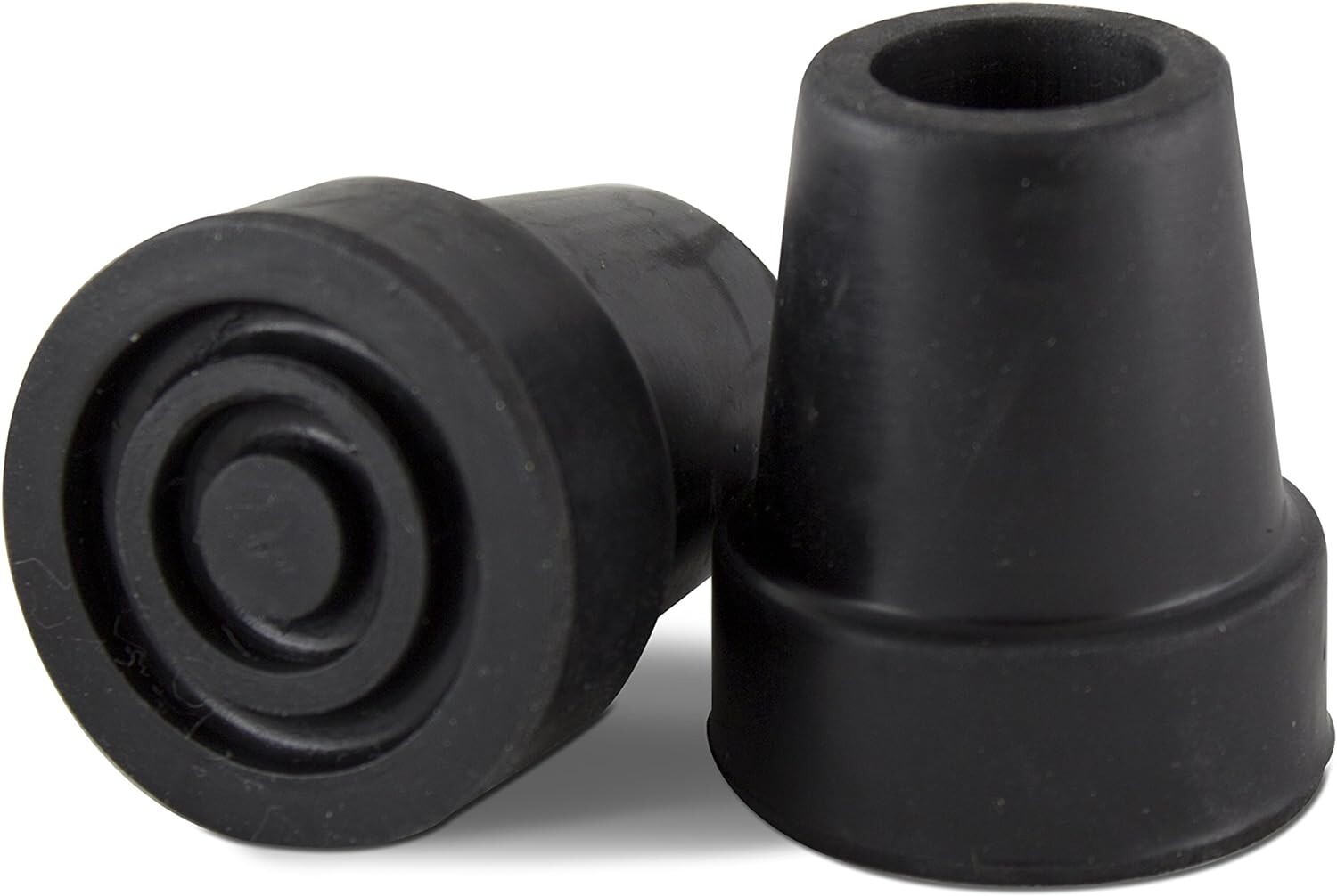 2 Pcs Cane Tips 3/4 Inch Heavy Duty Rubber Cane Tips Anti Slip TPR Replacement