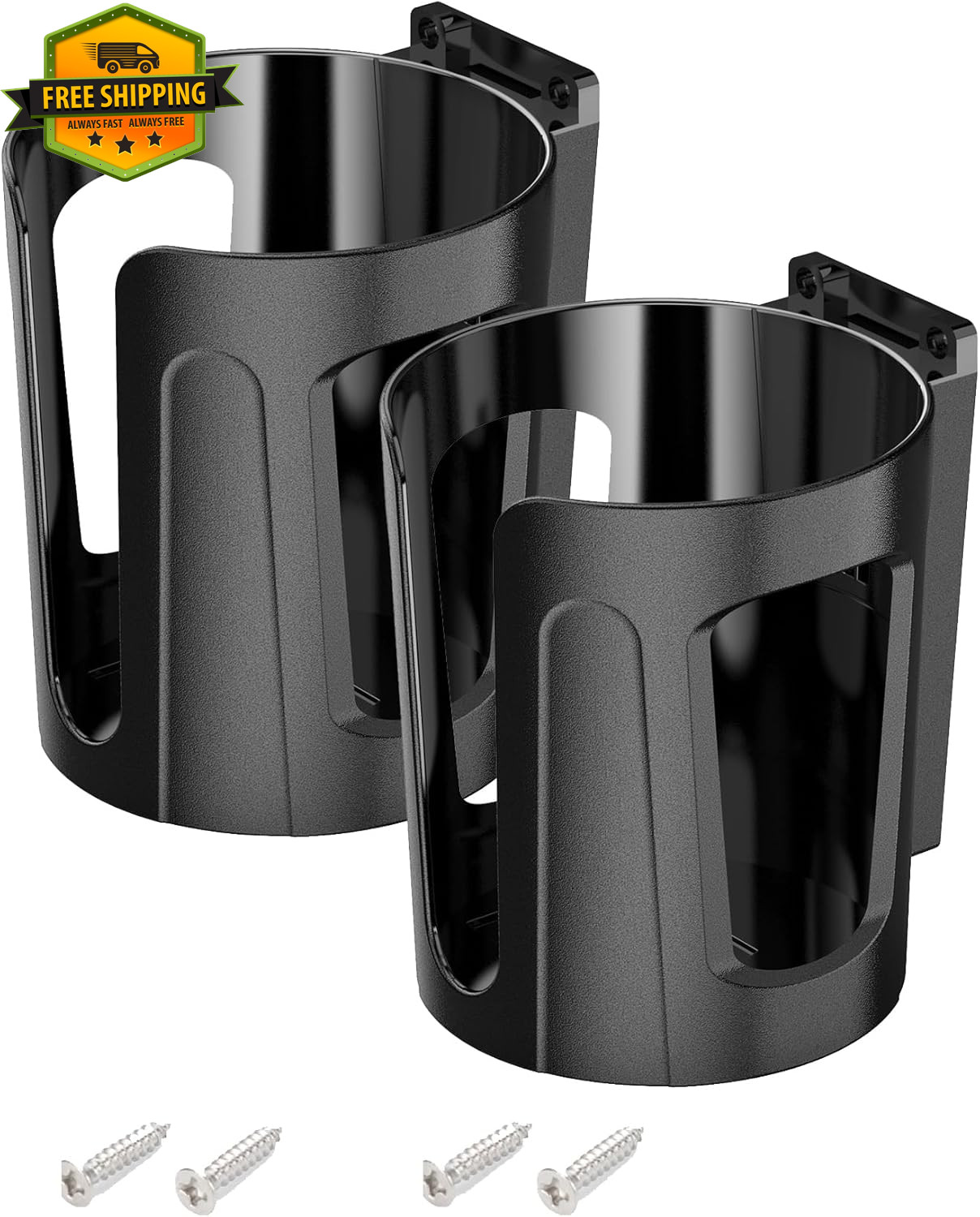2 Pack Large Wall Cup Holder Universal Cup Mug Holder for Car RV Boat Truck Van