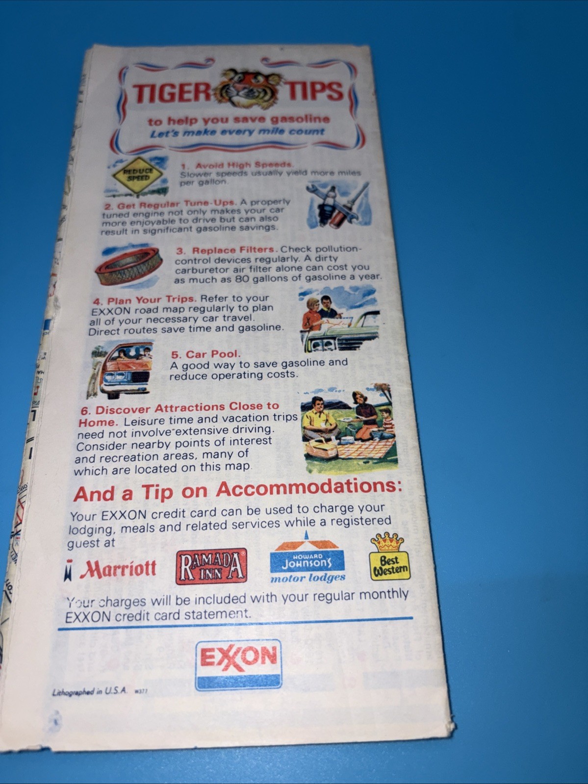 T exas Road Map 1977 Great For Scrapbooking Or Crafts