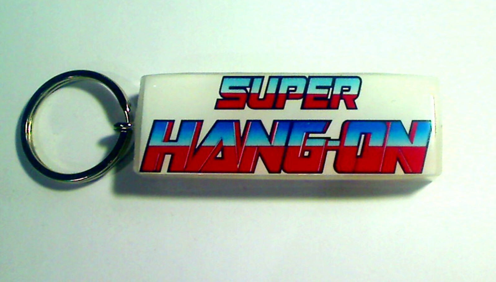 Super Hang-On Arcade Marquee Coin Door accessory Keychain