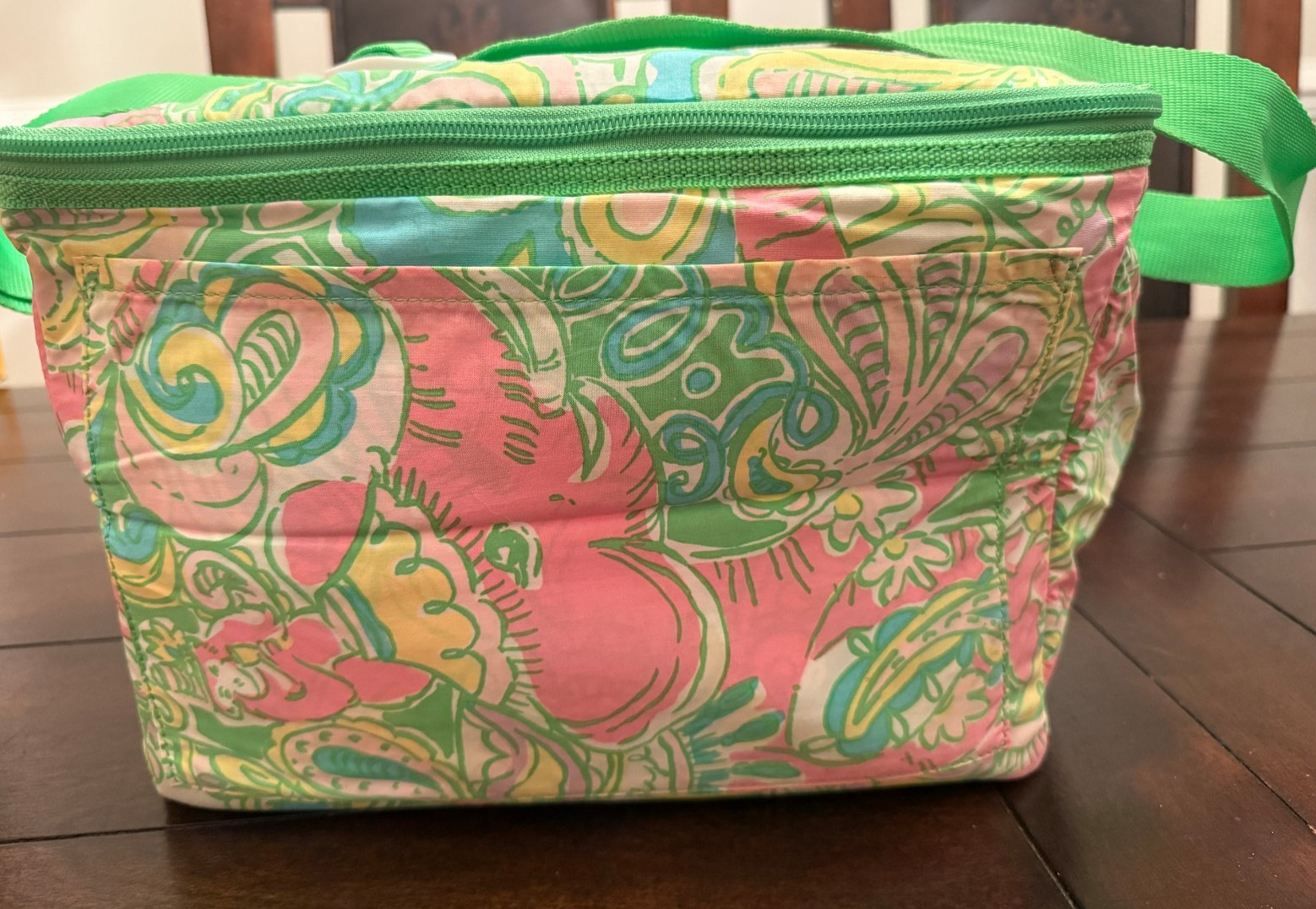 LILLY PULITZER Softshell Cooler Elephant Pattern Insulated Cooler Bag
