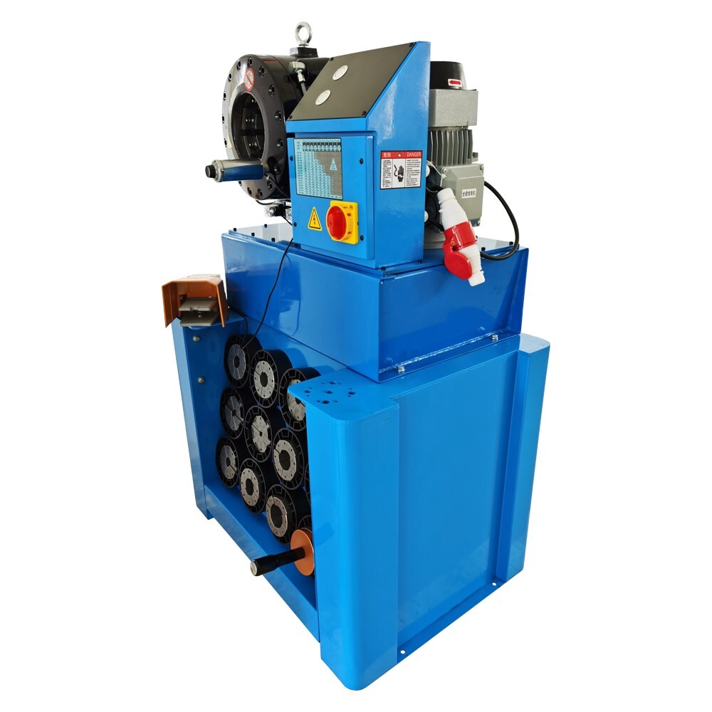 Pipe Reducing Machine 0.55-2.72"Circular Tube Shrinking Machine Hose Clamping