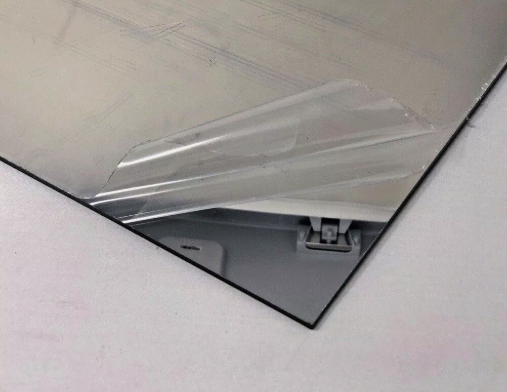 Acrylic Plexiglass Silver Mirror Plastic Sheet 1/4" Thick You Pick The Size