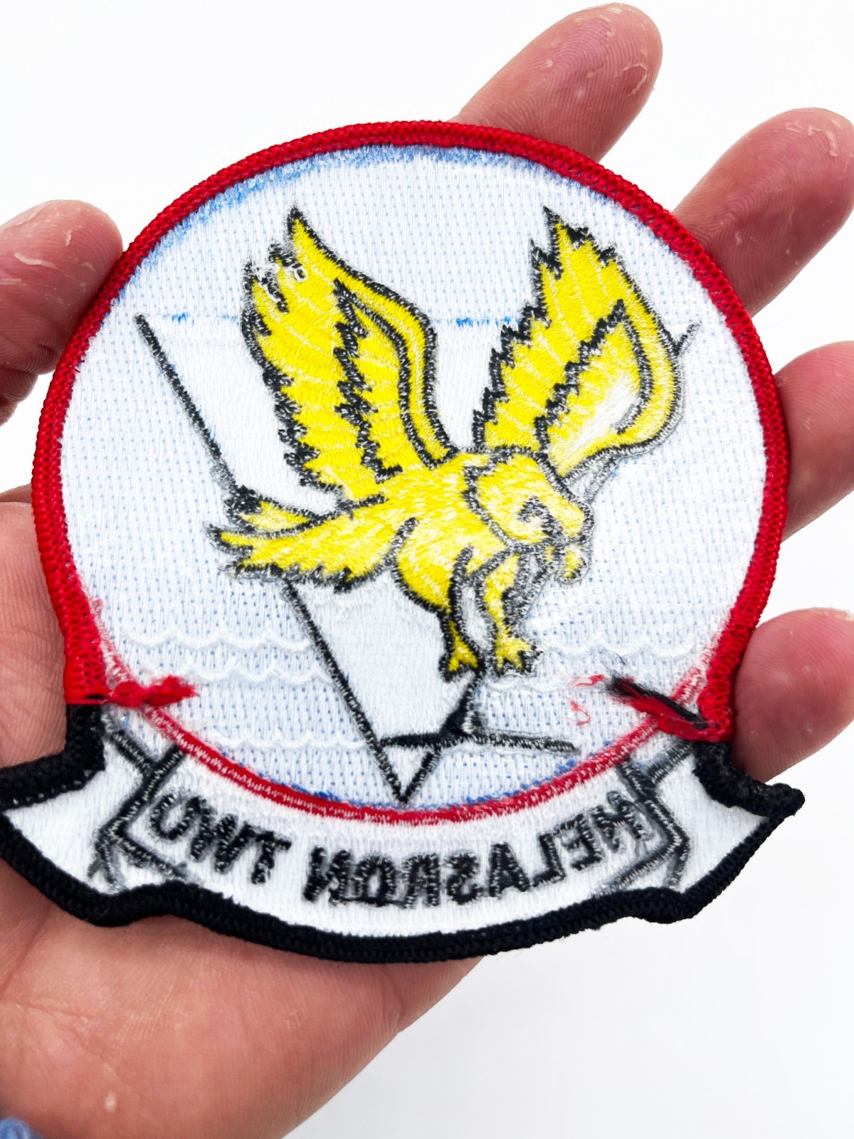 HS-2 Golden Falcons Squadron Patch – Sew On