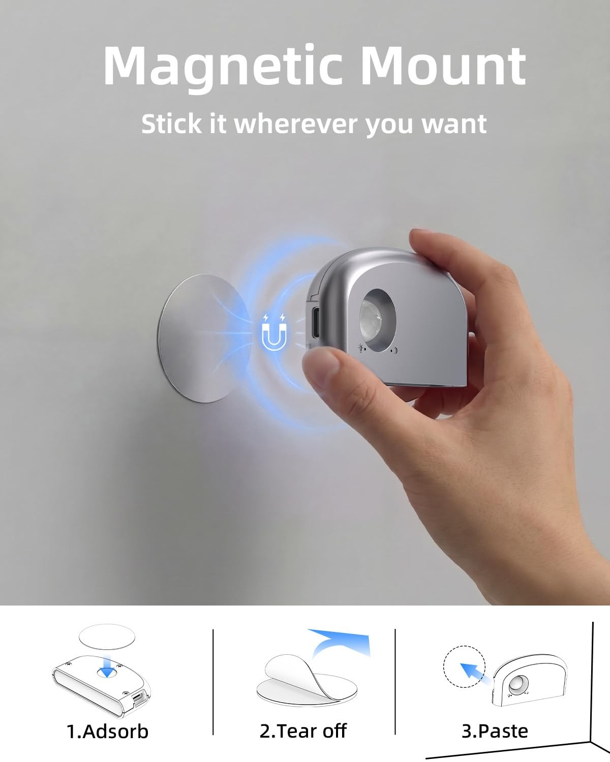 Keyhole Light, Battery Powered Motion Sensor Lights,Door Lock Light Magnetic ...