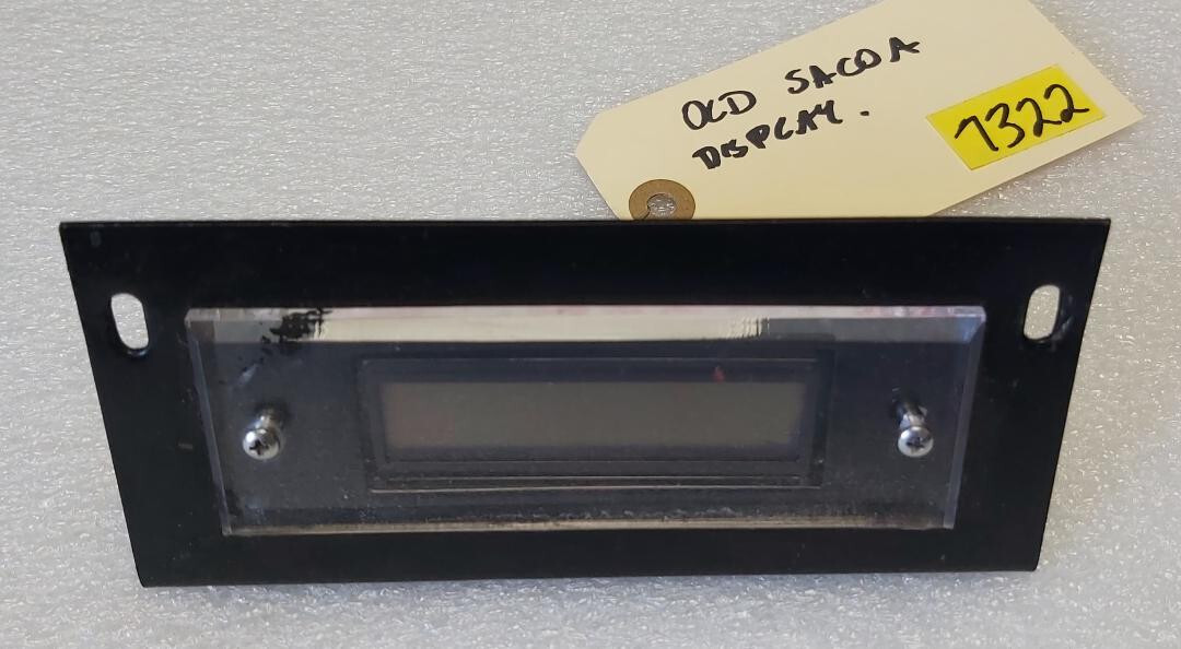 SACOA CASHLESS SYSTEM CARD READER DISPLAY #7322