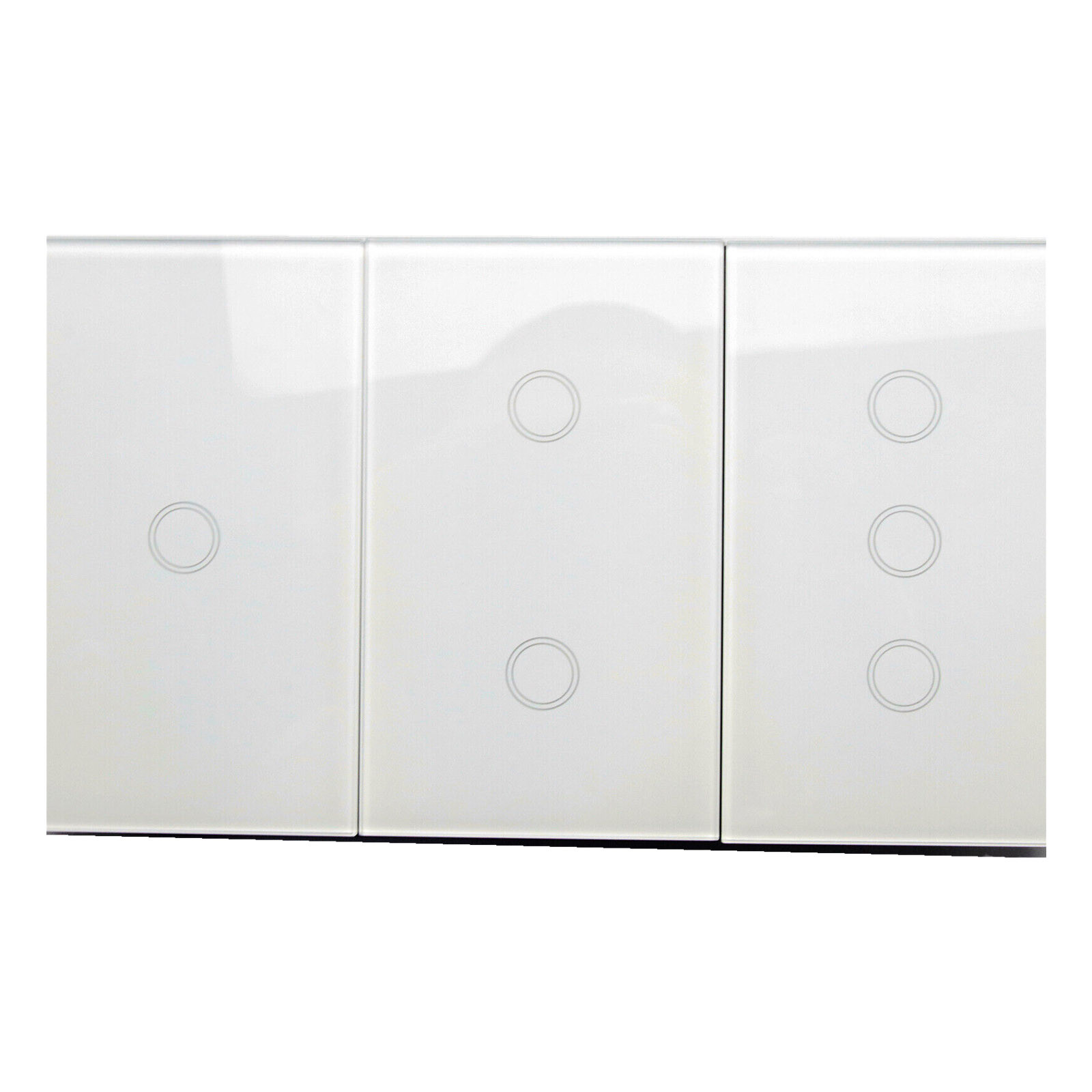 1/2/3 Gang 1 Way WiFi Smart Wall Touch Light Switch Glass Panel