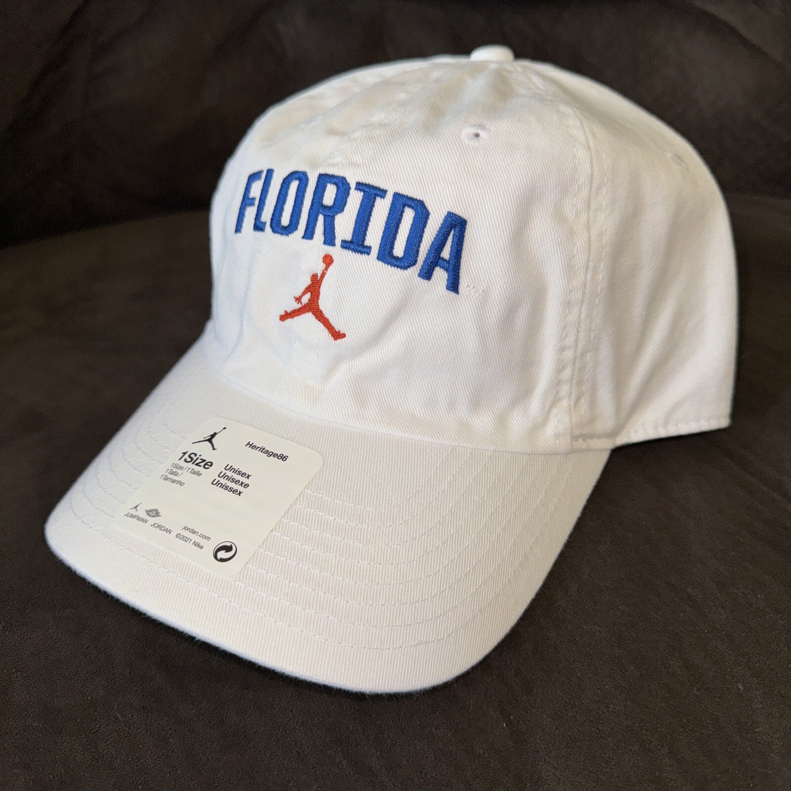 Jordan Florida Gators Heritage86 Adjustable Strapback Hat Cap Nike Jumpman NEW