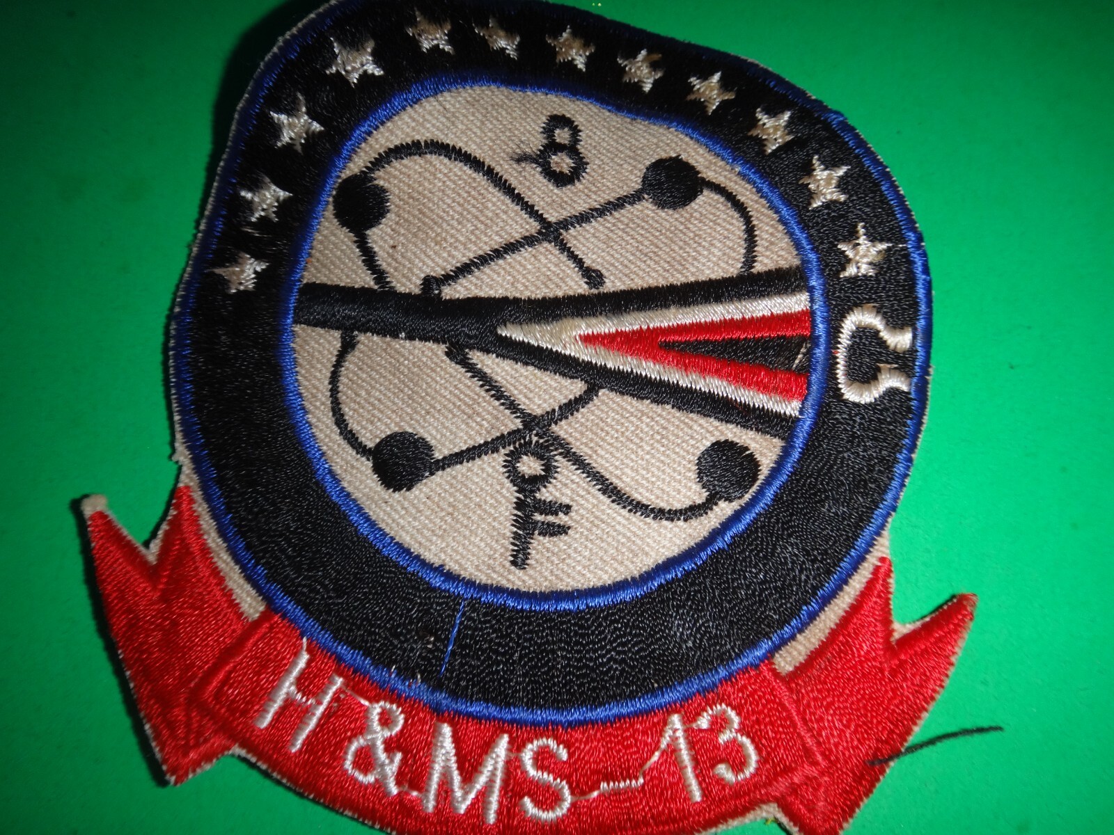 USMC Headquarters Maintenance Squadron H&MS-13 Patch From Vietnam War Era