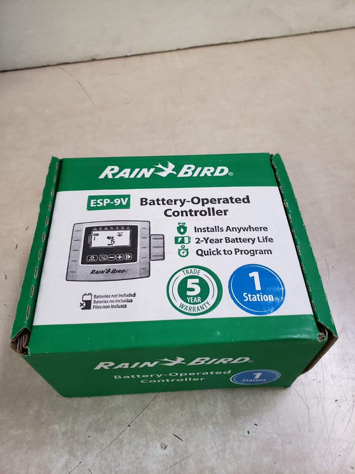 Rain Bird ESP-9V1 (1-Zone) Battery-Operated Controller