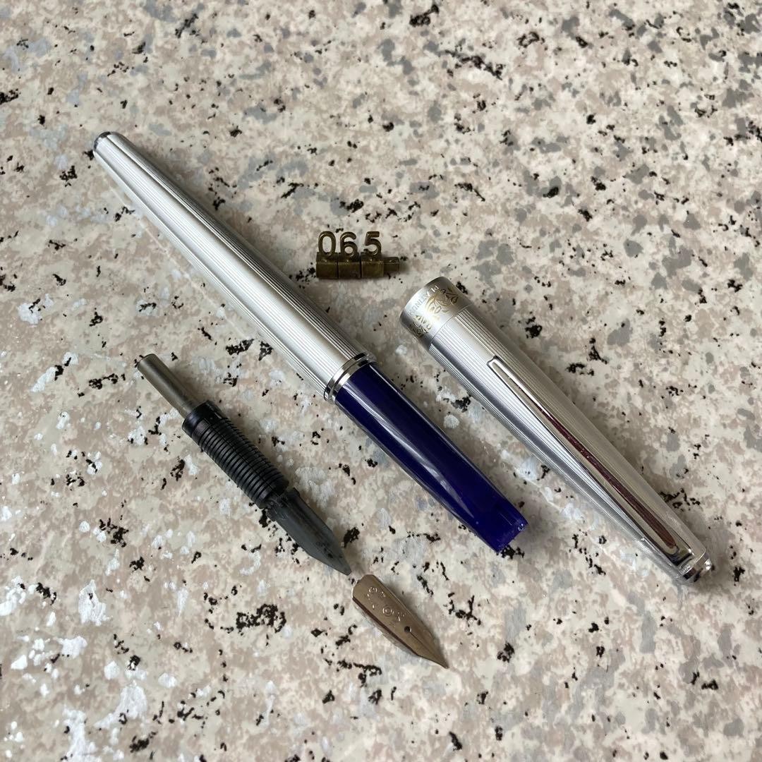#065 Overhauled fountain pen PLATINUM 18k WG
