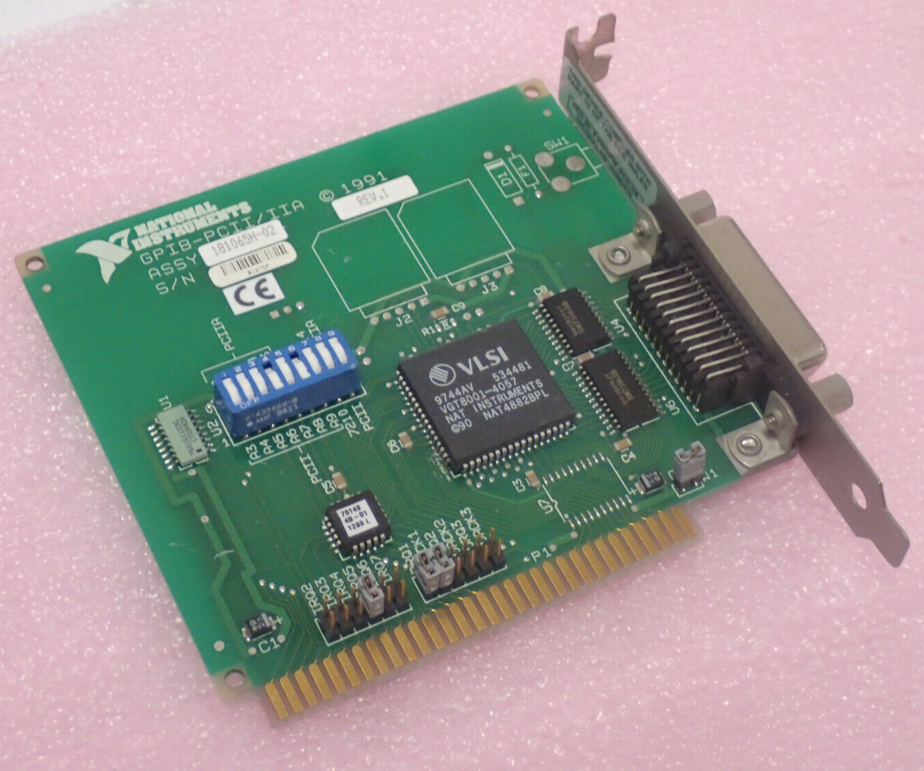 NATIONAL INSTRUMENTS GPIB-PCII/IIA ASSY 181065H-02 REV.1 INTERFACE CARD