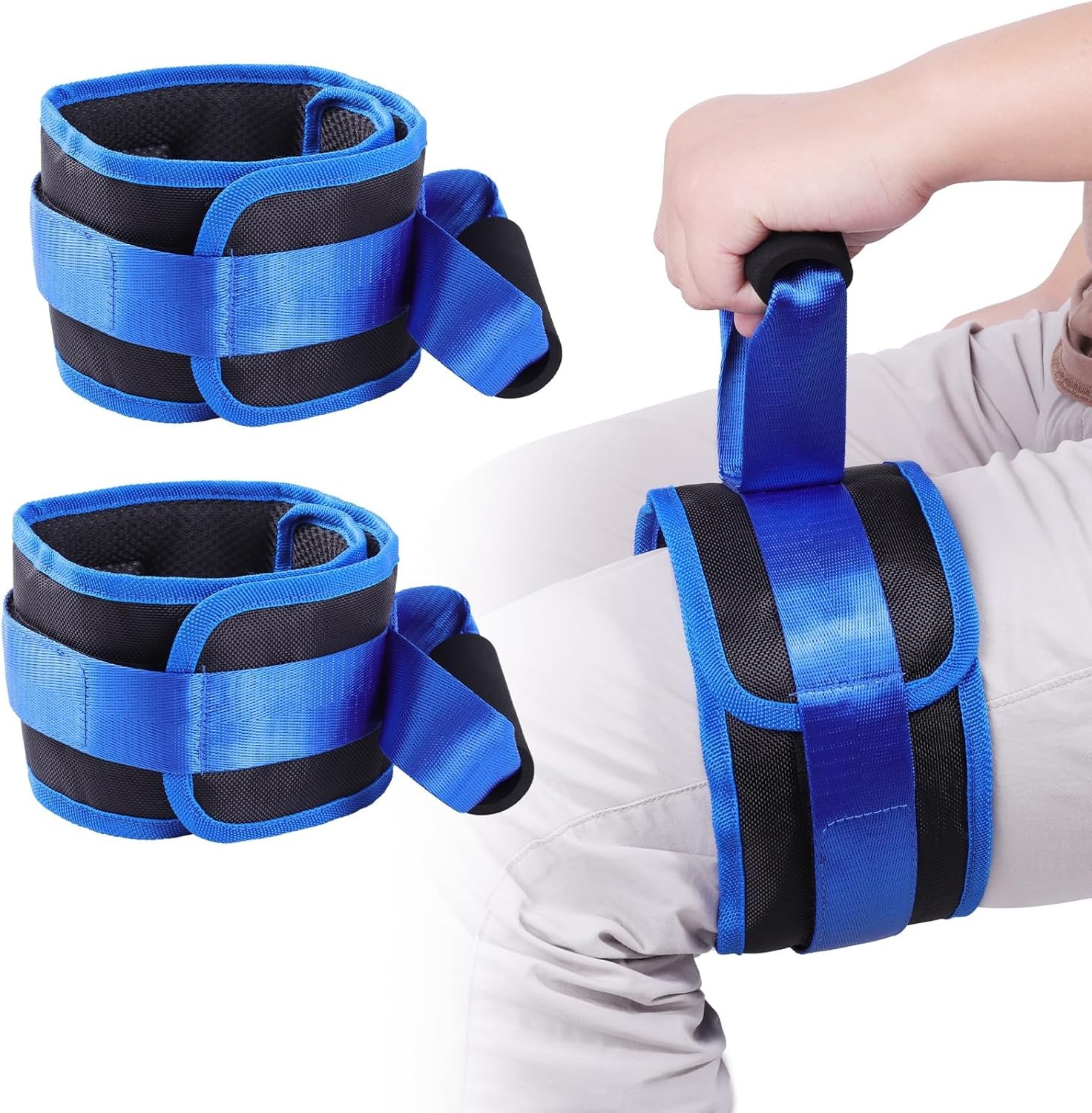 Thigh Lifter Strap (2 Pack),Leg Pull-Up Aid for Limited Mobility & Knee Recovery