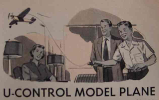Indoor Remote Control Model PLANE 1952 How-To build PLANS