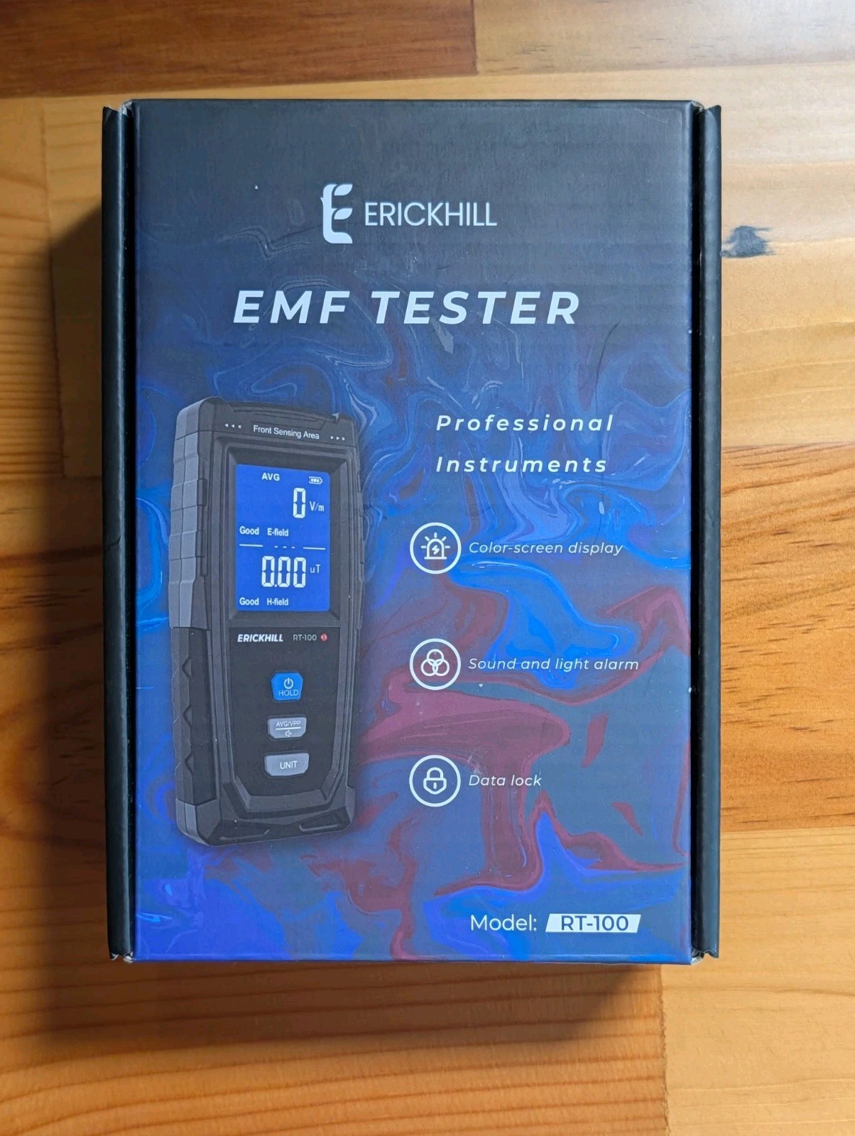 Erickhill Rechargeable EMF Tester Electromagnetic Radiation Tester RT-100