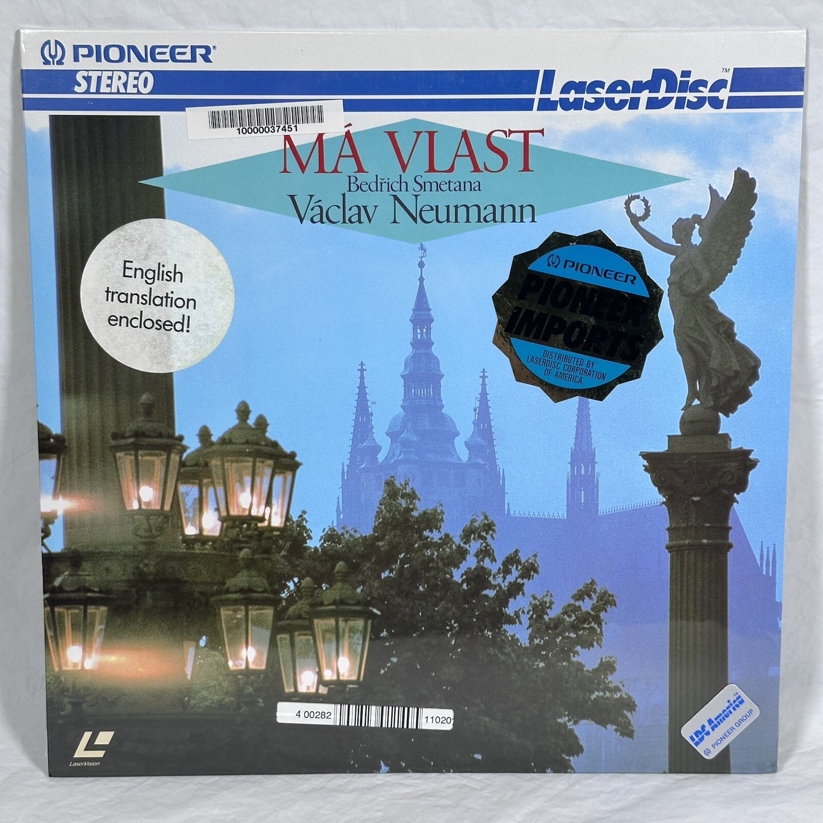 Ma Vlast My Fatherland Vaclav Neumann Bedrich Smetana Laserdisc Pioneer Prague
