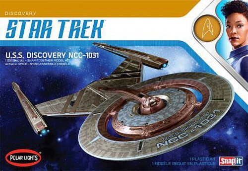 Polar-Lights Star Trek USS Discovery - Plastic Model Spacecraft kit - 1/2500