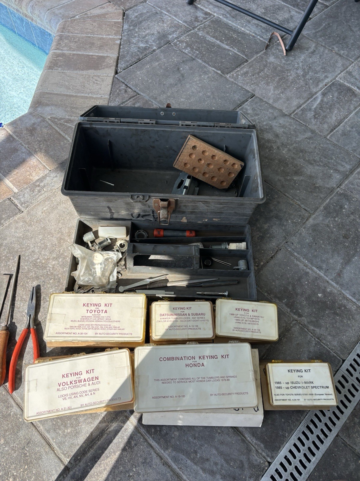 Locksmith Keying Kit Lot Auto Security Toyota Honda VW Tools Set