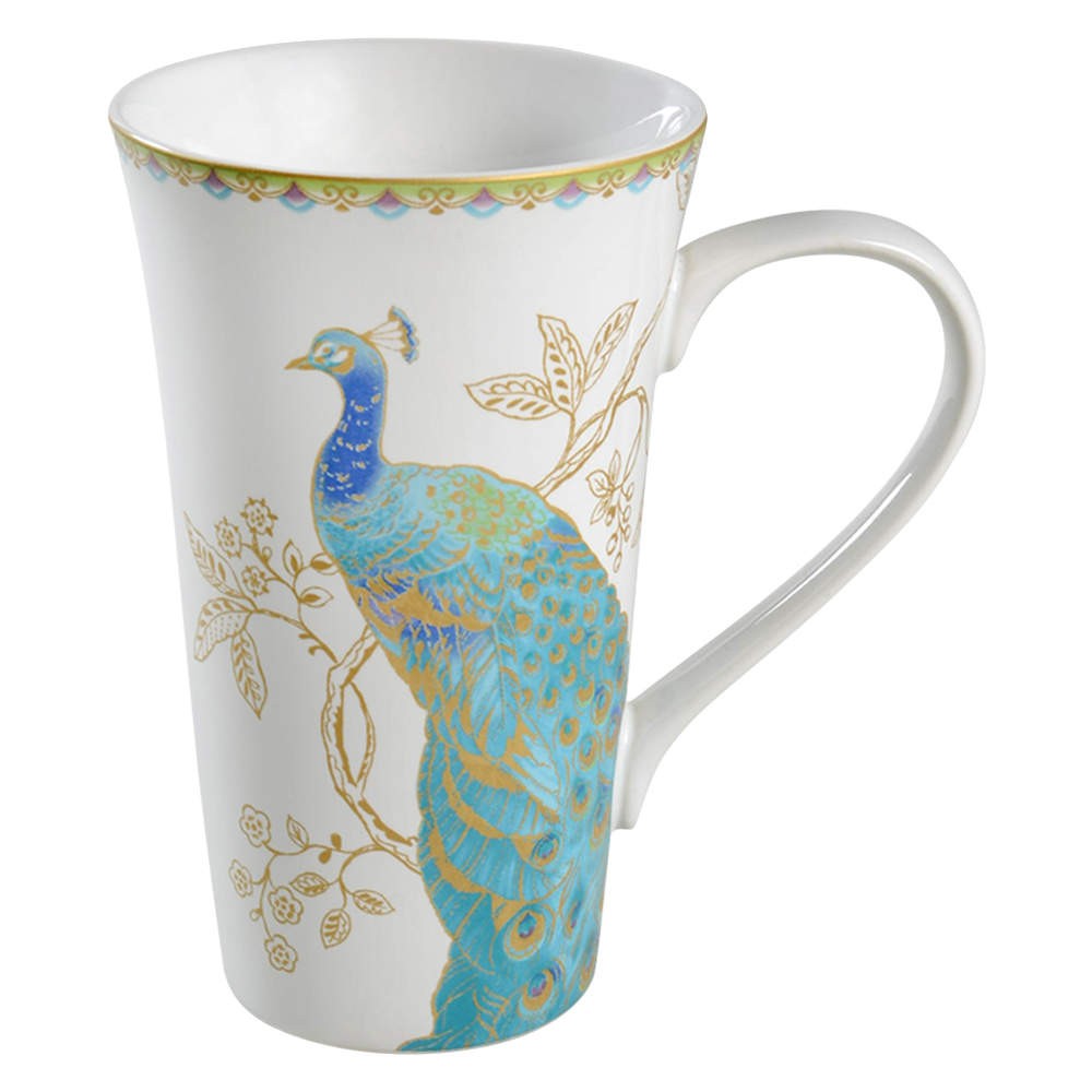 222 Fifth Peacock Garden Latte Mug 9603933