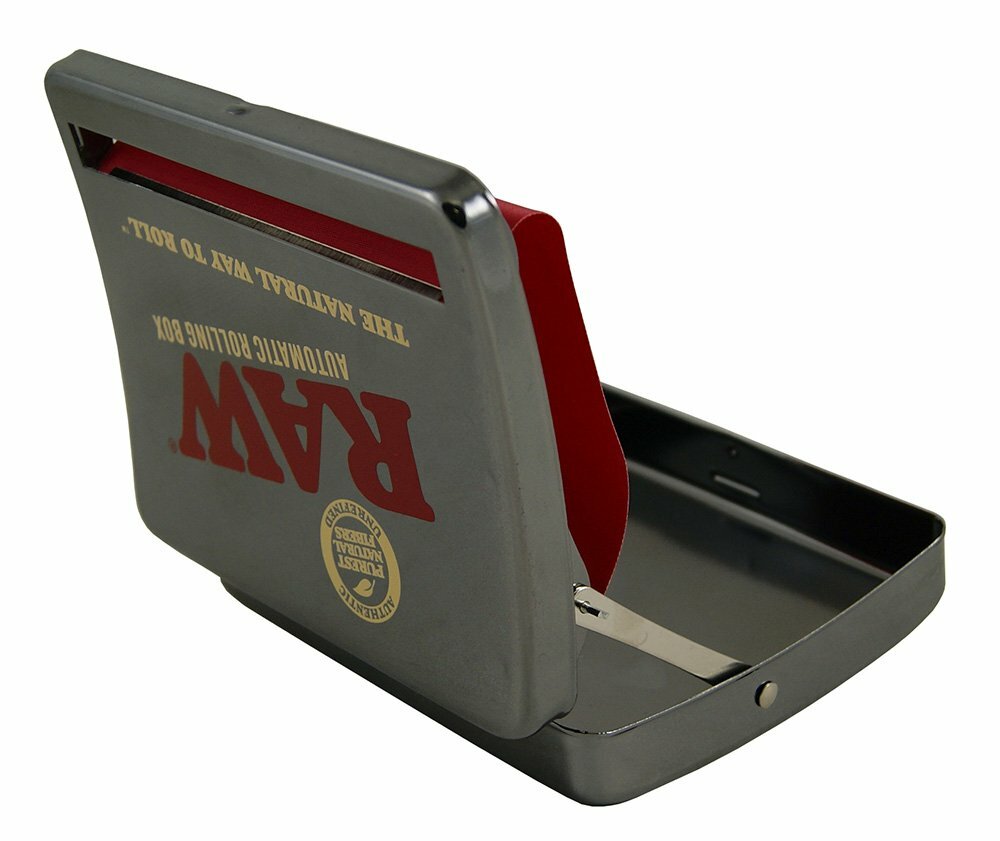 Raw Natural Unrefined Rolling Papers Automatic Rolling Box 110mm King Size