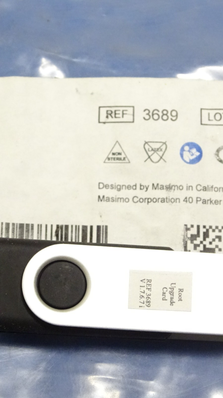 Masimo Root SOFTWARE UPGRADE TOOL REF 3689 V 1.7.6.7 i