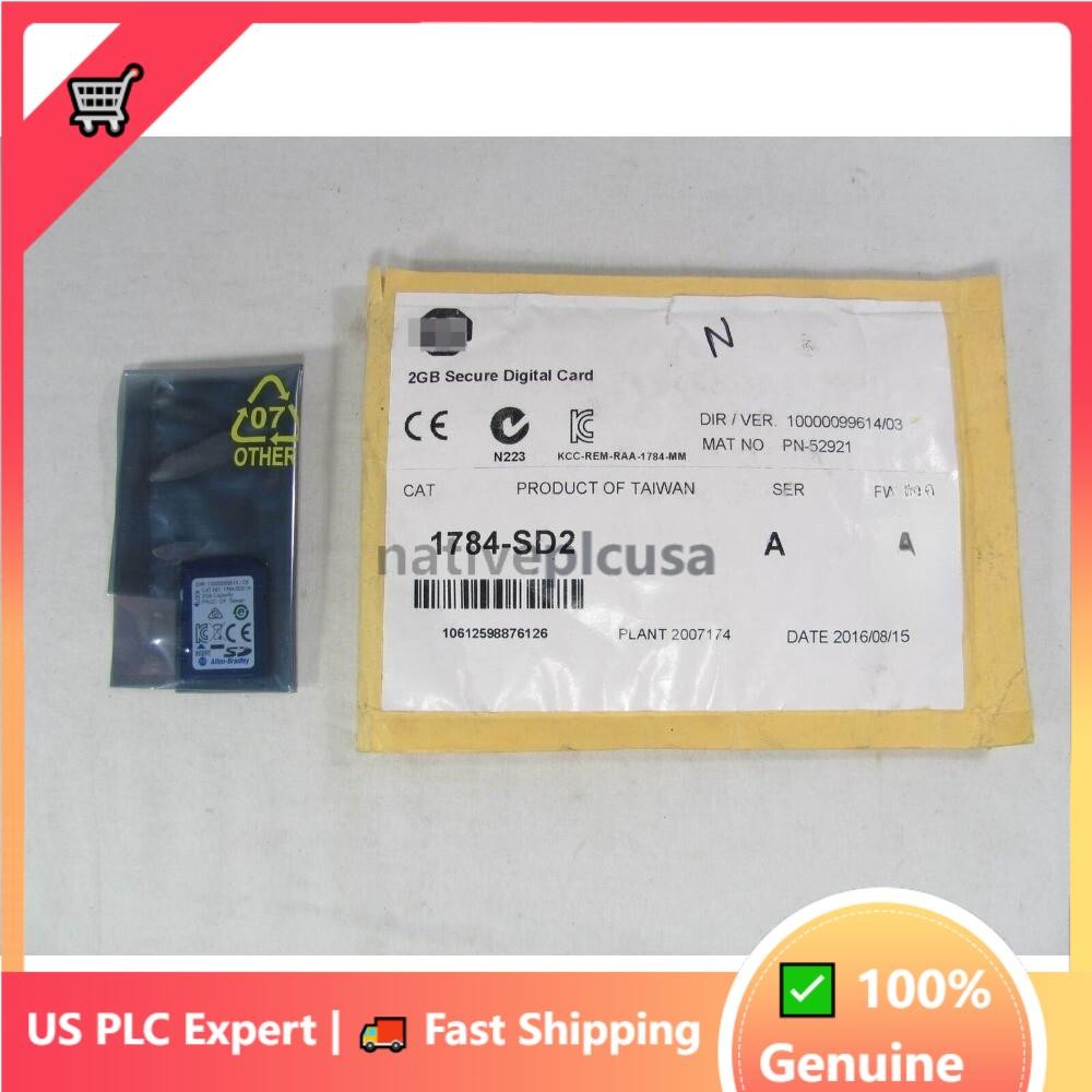 1784-SD2 ControlLogix Secure Digital Card Brand New AB Sealed 1784SD2