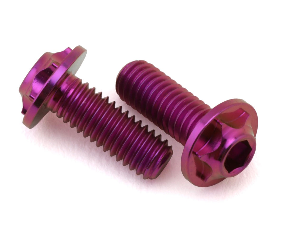 eXcelerate 3x8mm Low Profile Titanium Motor Screws (Purple) (2) [XCE-1600.6]