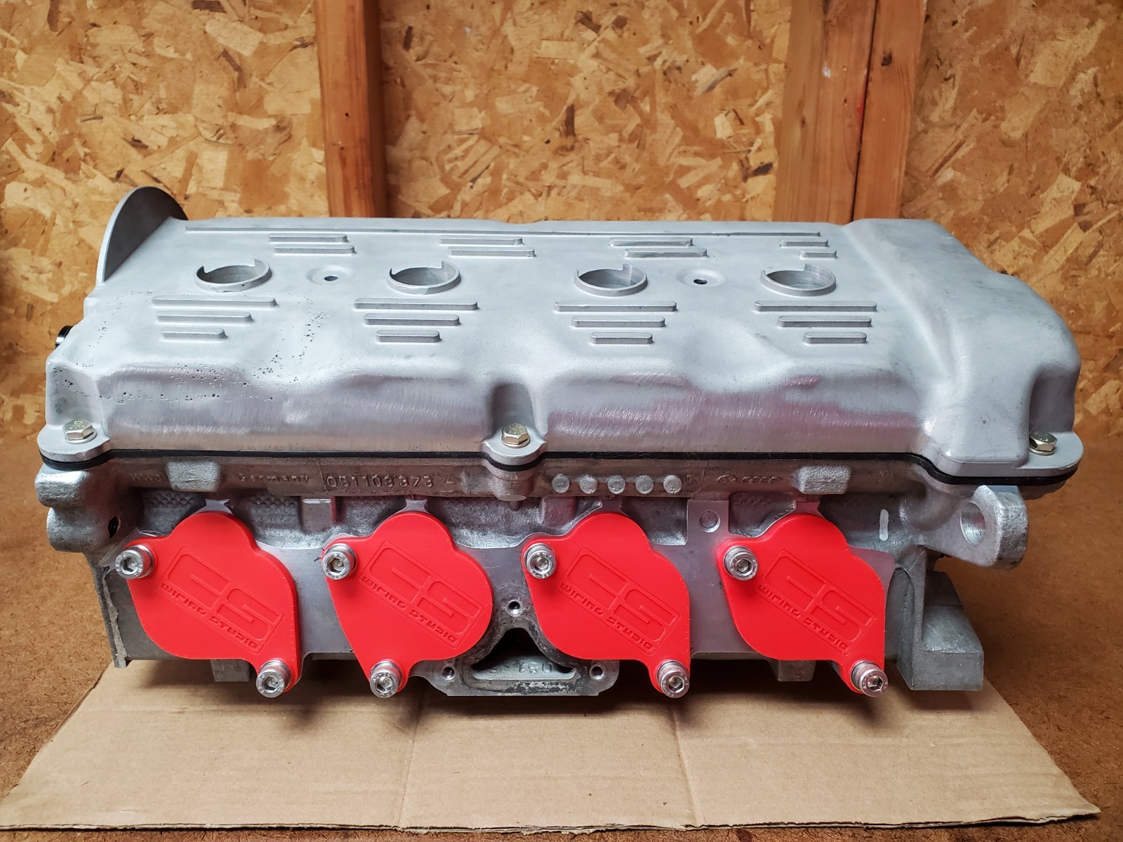 VW 16V 9A PL Intake Port Cover Kit (Red)
