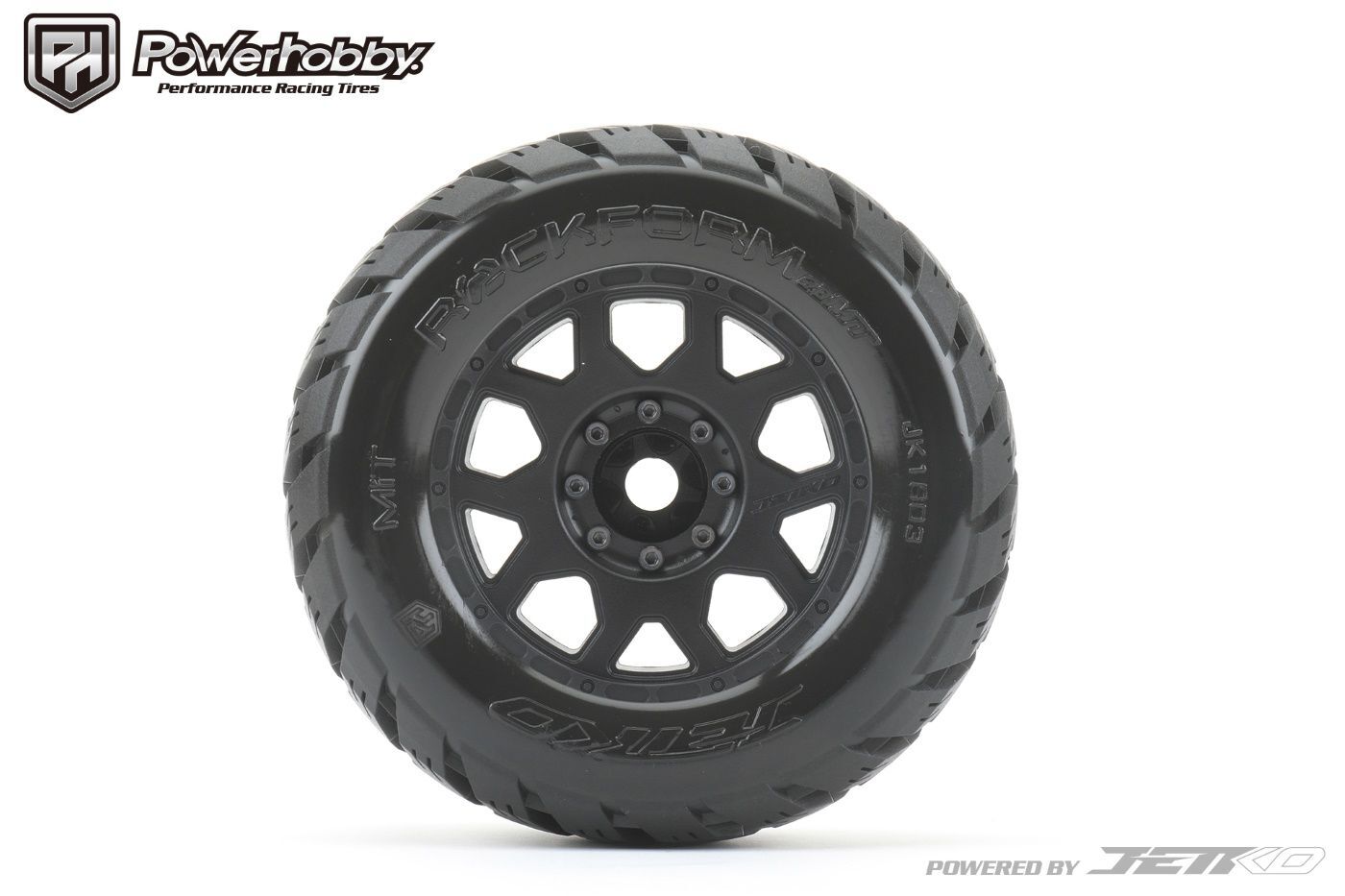 Powerhobby 1/8 MT 3.8 Rockform Belted Mounted Tires (4) Croally