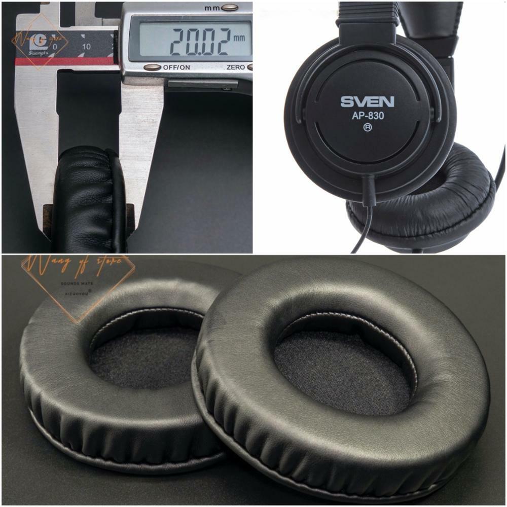 Soft Leather Ea Pads Foam Cushion EarMuff For Sven AP-830 AP830 Headphone