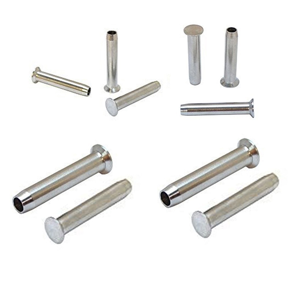 Set Of 10 Pcs 3/16" Cable Railing Swage Stemball T316SS For Wood Post