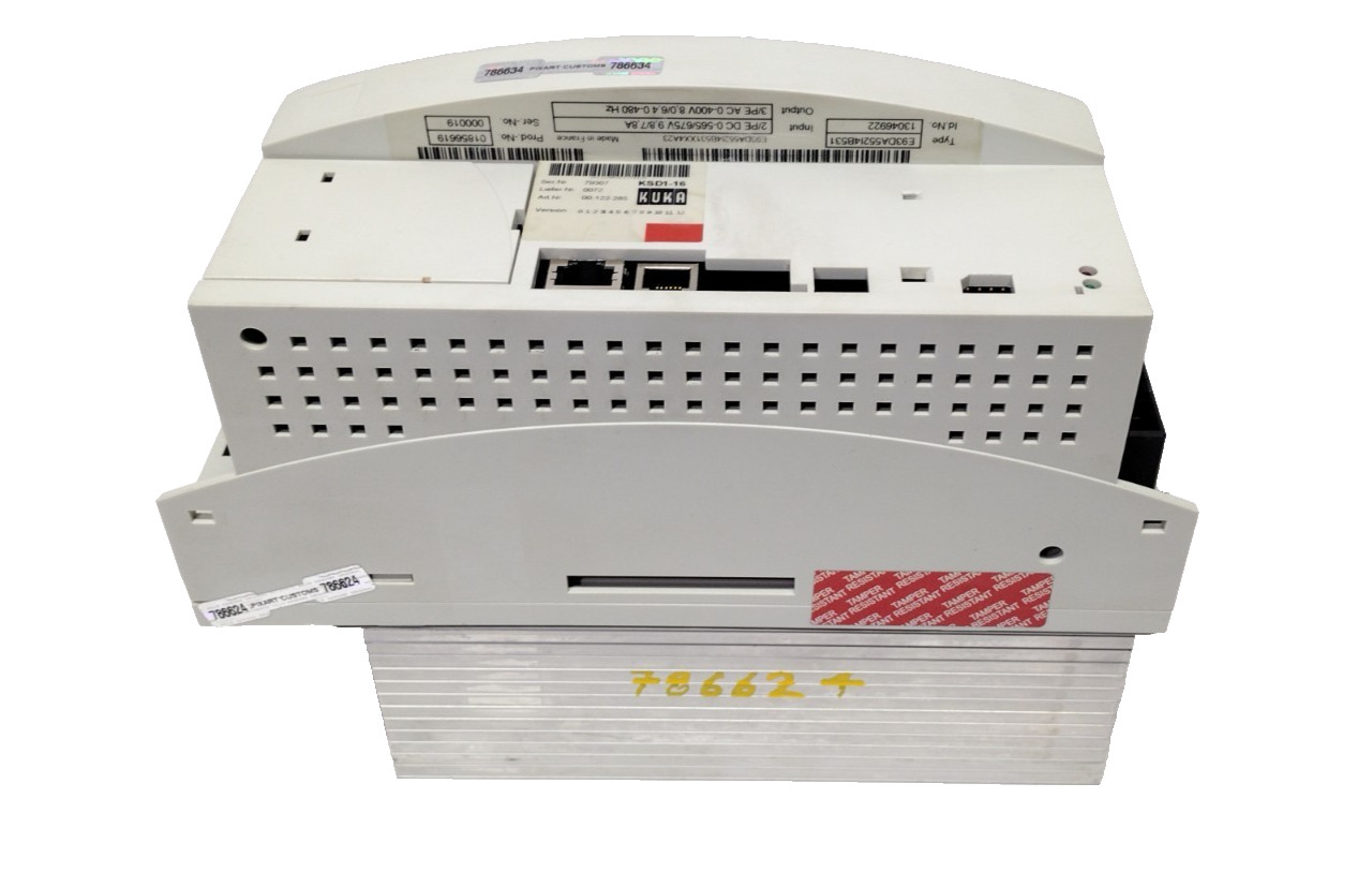 KUKA KSD1-16, E93DA55214B531, 00-122-285 Servo Drive Module OEM Read Description