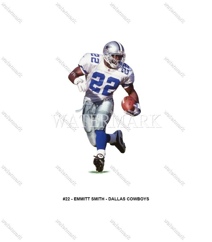 GI800 Emmitt Smith & Dallas Cowboys Football 8x10 11x14 16x20 24x36 Photo