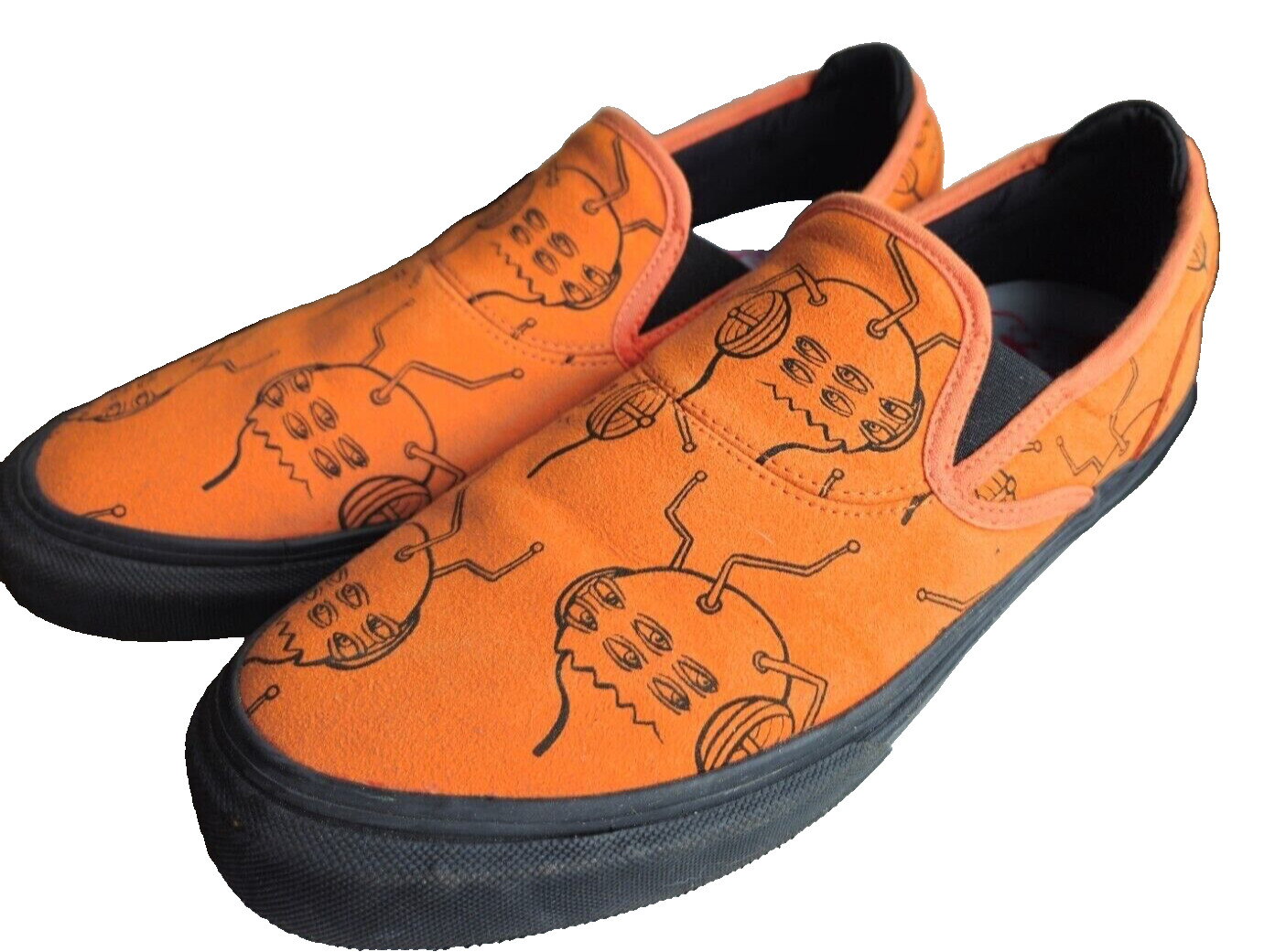 Emerica Skateboard Shoes Wino Slip-On X Toy Machine Burnt Orange Sz USM 7/USW8.5