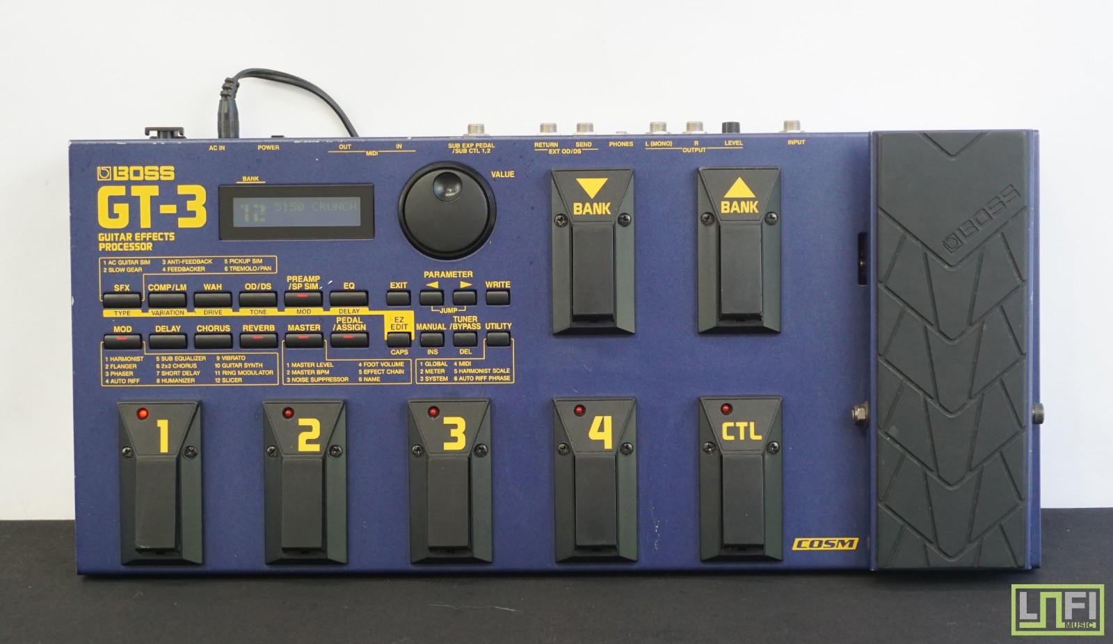 Roland Boss GT-3 Guitar Multi Effects Processor Pedal Board - 100V