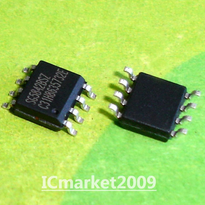 50 PCS SG5842BSZ SOP-8 SG5842 Highly Integrated Green-Mode PWM Controller Chip