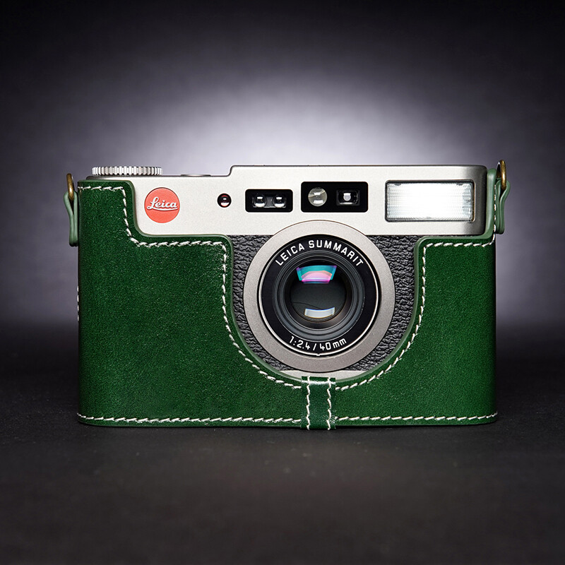 Leica CM Zoom Camera Leather Half Case Leica CM Retro Cover Insert TP Handmade