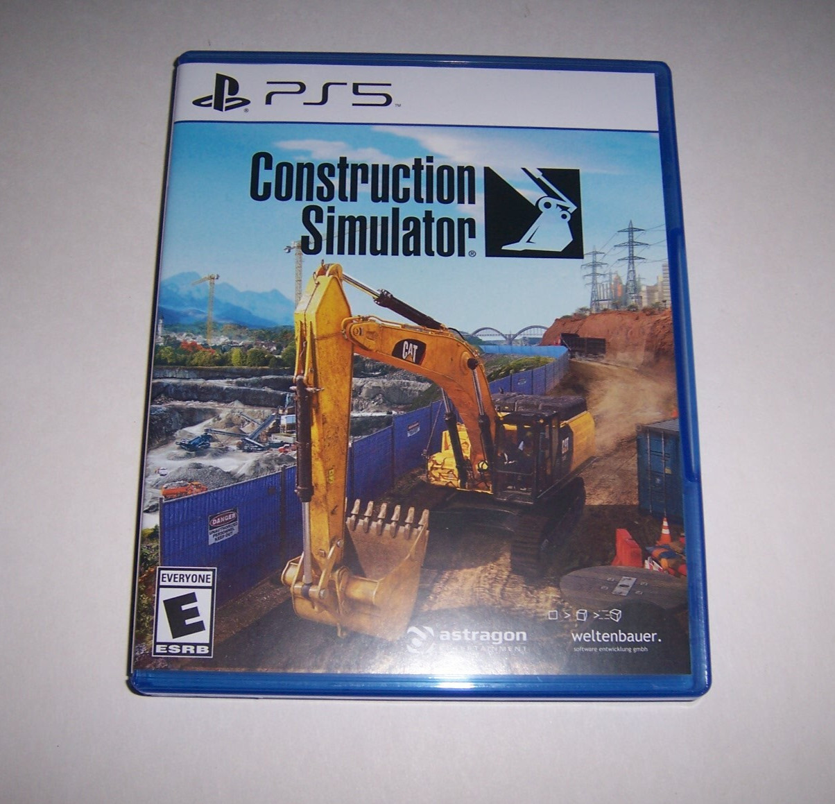 Replacement Box Case Only Construction Simulator PlayStation 5 PS5 AUTHENTIC OEM