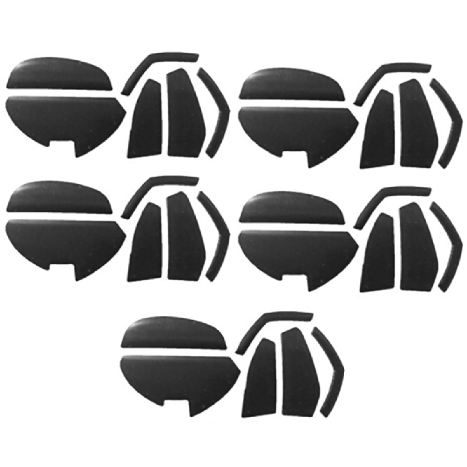 1/2//5X 0.75mm Pads Mouse Feet Stickers For Logitech G602 Wireless Gaming Mouse