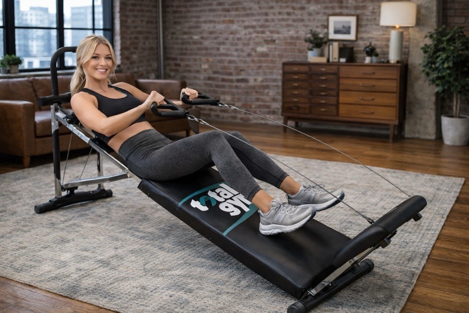 RARE Vtg TOTAL GYM 11000 COMMERCIAL GRADE Home Exercise Fitness + Accessories