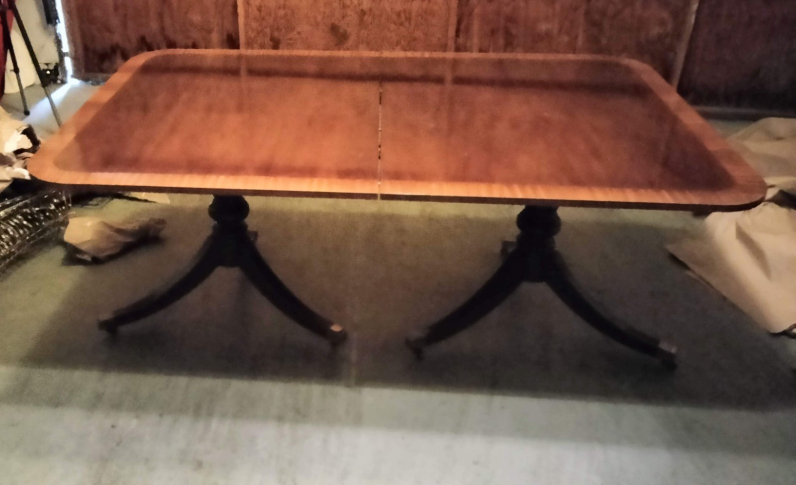 Drexel Heritage classic hardwood dining room set with 6 chairs and sideboard